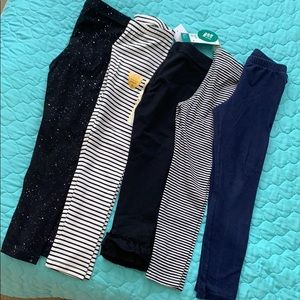 Bundle of 5 girls leggings.